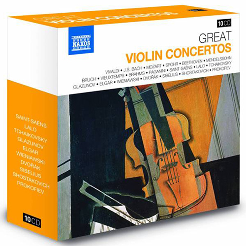 GREAT VIOLIN CONCERTOS (10-CD Box Set)