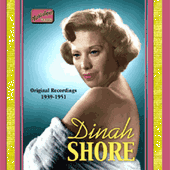 SHORE, Dinah: Dinah Shore (1939-1951)