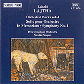 LAJTHA, L.: Symphony No. 1 / Suite pour Orchestre / In Memoriam (Pécs Symphony, Pasquet)