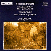 INDY: Piano Trio and Quintet / String Quartet No. 3