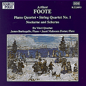 FOOTE: Piano Quartet / String Quartet No. 1