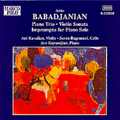BABADJANIAN: Piano Trio / Violin Sonata
