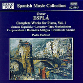 ESPLA, O.: Piano Works (Complete), Vol. 1 (Carbone)