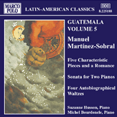MARTINEZ-SOBRAL: 5 Characteristic Pieces / Sonata for 2 Pianos