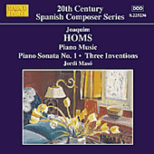HOMS: Piano Sonata No. 1 / Remembrances / Three Envocations