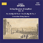 SPOHR, L.: String Quartets (Complete), Vol. 10 - Nos. 24 and 25 (Moscow Philharmonic Concertino String Quartet)