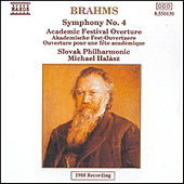 BRAHMS: Symphony No. 4 / Academic Festival Overture