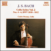 BACH, J.S.: Cello Suites Nos. 4-6, BWV 1010-1012