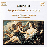 MOZART: Symphonies Nos. 21 - 24 and 26