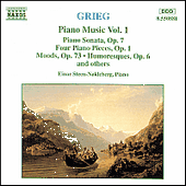 GRIEG, E.: Piano Music, Vol. 1 (Steen-Nøkleberg) - Piano Sonata / 4 Piano Pieces / Moods / Humoresques