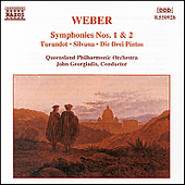 WEBER: Symphonies Nos. 1 and 2 / Turandot Overture / Silvana