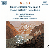 WEBER: Piano Concertos Nos. 1 and 2 / Polacca brillante