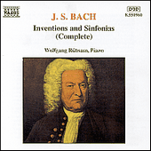 BACH, J.S.: Inventions and Sinfonias, BWV 772-801