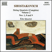 SHOSTAKOVICH: String Quartets Nos. 1, 8 and 9