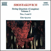 SHOSTAKOVICH: String Quartets Nos. 3 and 5