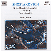 SHOSTAKOVICH: String Quartets Nos. 14 and 15