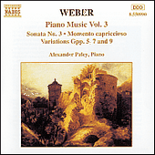 WEBER: Piano Music, Vol. 3