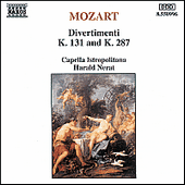 MOZART: Divertimenti, K. 131 and K. 287