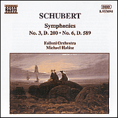 SCHUBERT: Symphonies Nos. 3 and 6