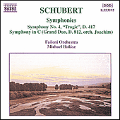 SCHUBERT: Symphony No. 4 / Symphony in C Major