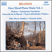 BRAHMS, J.: Four-Hand Piano Music, Vol. 1 (Matthies, Köhn)