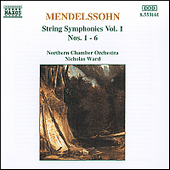 MENDELSSOHN: String Symphonies, Vol. 1