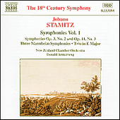 STAMITZ, J.: Symphonies, Vol. 1