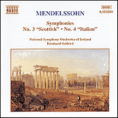 MENDELSSOHN, Felix: Symphonies Nos. 3 and 4 (Ireland National Symphony, Seifried)
