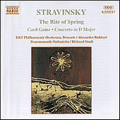 STRAVINSKY: Rite of Spring (The) / Card Game