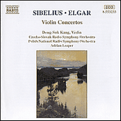 SIBELIUS, J. / ELGAR, E.: Violin Concertos (Dong-Suk Kang, A. Leaper)