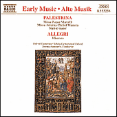 PALESTRINA: Missa Papae Marcelli / ALLEGRI: Miserere