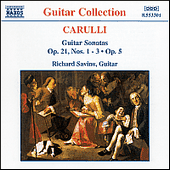 CARULLI: Guitar Sonatas Op. 21, Nos. 1- 3 and Op. 5