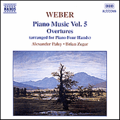 WEBER: Overtures (Piano Arrangement)