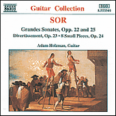 SOR, F.: Grandes Sonates, Opp. 22 and 25 / Divertissement, Op. 23 (Holzman)