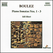 BOULEZ: Piano Sonatas Nos. 1-3