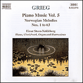 GRIEG, E.: Piano Music, Vol. 5 (Steen-Nøkleberg) - Norwegian Melodies, EG 108: Nos. 1-63