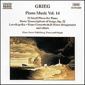 GRIEG, E.: Piano Music, Vol. 14 (Steen-Nøkleberg) - 23 Small Pieces / Transcriptions of Original Songs, Vol. 2 / Larvik Polka