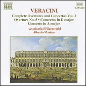 VERACINI: Overtures and Concertos, Vol. 2