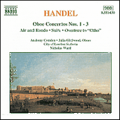 HANDEL: Oboe Concertos Nos. 1- 3 / Suite in G Minor