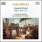 LOCATELLI: Concerti Grossi, Op. 1, Nos. 1- 6