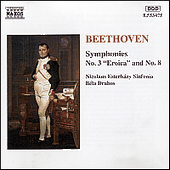 BEETHOVEN, L. van: Symphonies Nos. 3 and 8 (Nicolaus Esterhazy Sinfonia, Drahos)