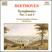BEETHOVEN, L. van: Symphonies Nos. 2 and 5 (Nicolaus Esterhazy Sinfonia, Drahos)