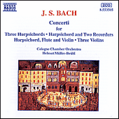 BACH, J.S.: Concertos for Harpsichords, Recorders and Violins