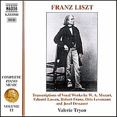 LISZT: Transcriptions of Vocal Works by Mozart, Lassen, Franz (Liszt Complete Piano Music, Vol. 11)