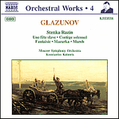 GLAZUNOV, A.K.: Orchestral Works, Vol. 4 - Stenka Razin / Une fete slave / Cortege solennel (Moscow Symphony, Krimets)