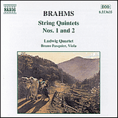 BRAHMS: String Quintets Nos. 1 and 2