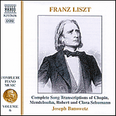 LISZT: Song Transcriptions (Liszt Complete Piano Music, Vol. 6)