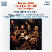 HOTTETERRE: Music for Flute, Vol. 1 - Premiere livre de pieces