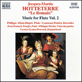 HOTTETERRE: Music for Flute, Vol. 2 - Deuxieme livre de pieces