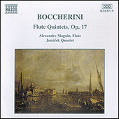 BOCCHERINI: Flute Quintets, Op. 17